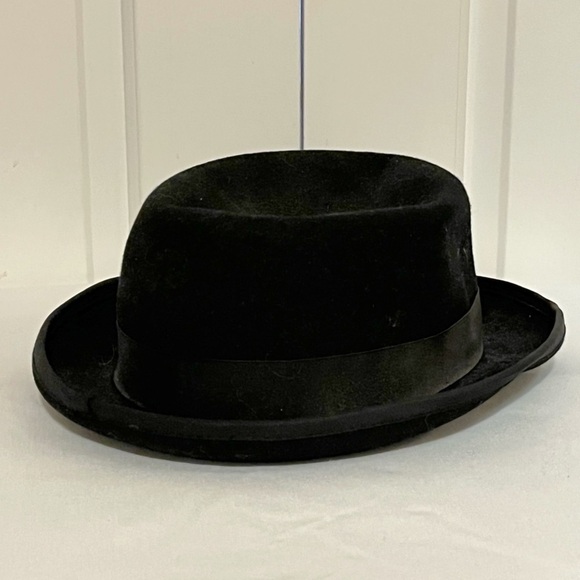 SCALA Classics vintage 100% wool black Derby style hat. Size Men's Large - Picture 4 of 11